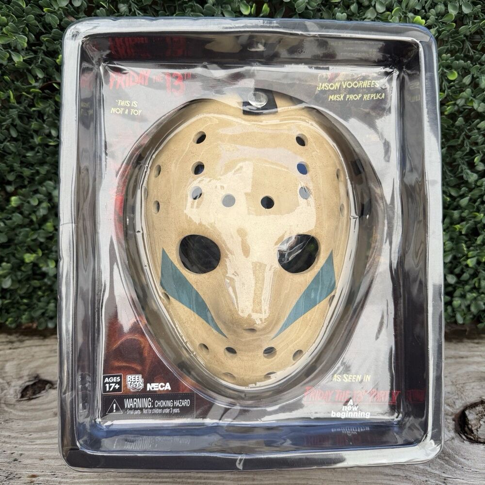 NEW! NECA Friday the 13th Part V 5 PROP REPLICA Jason Voorhees MASK